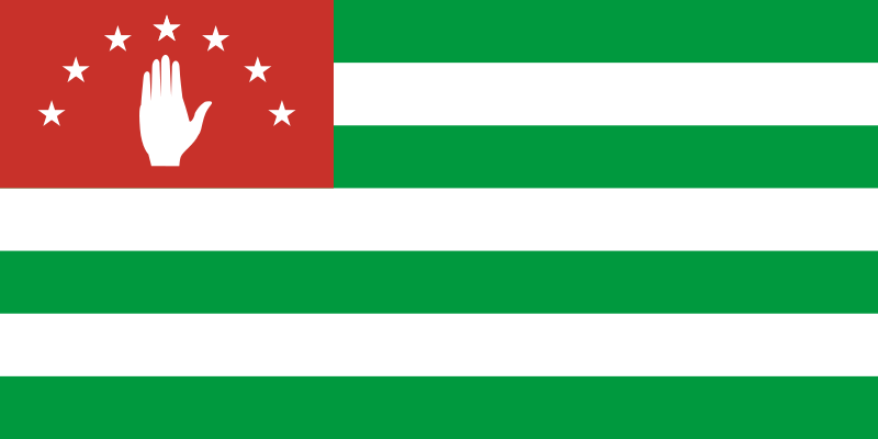 abchasien flagge