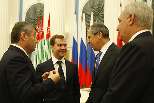 Dmitry Medvedev abchasien