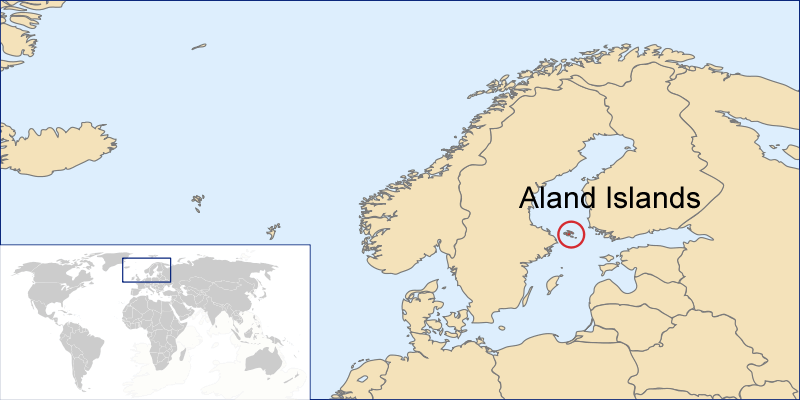 Wo ist Aland Inseln in der Welt