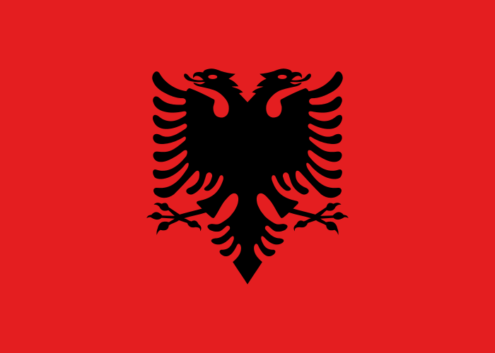 Albanien Flagge