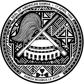 amerikanisch Samoa emblem