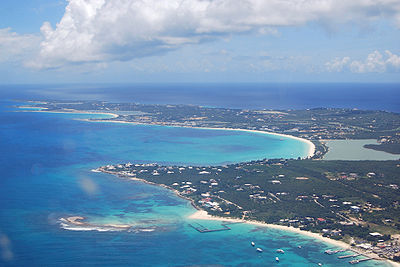Anguilla antenne aussicht