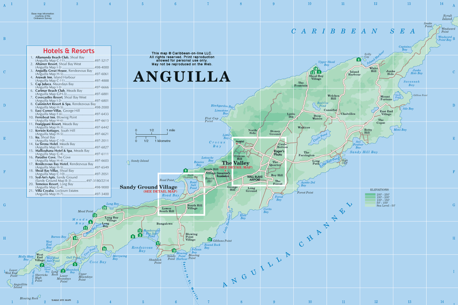 karte von anguilla