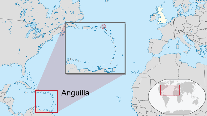 Wo ist Anguilla in der Welt