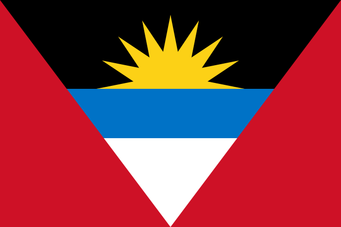 Antigua und Barbuda Flagge