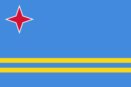 Aruba Flagge