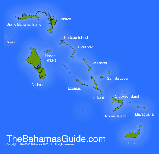 Bahama karte