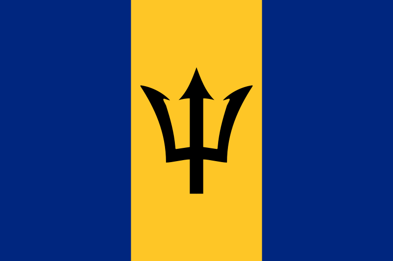 Barbados Flagge