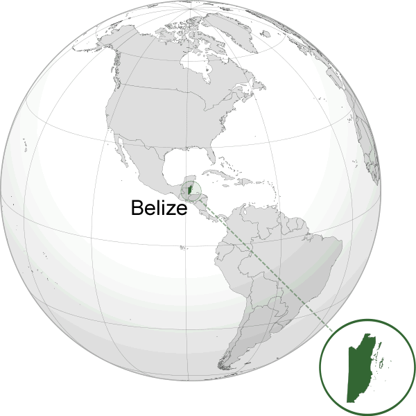 Wo ist Belize in der Welt
