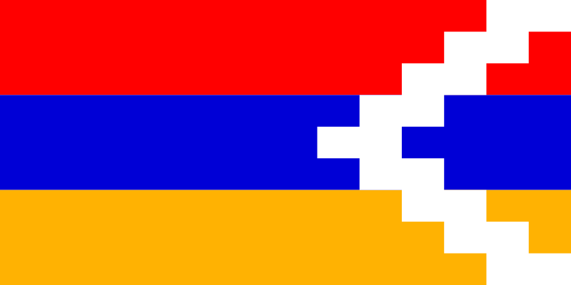 Bergkarabach Flagge