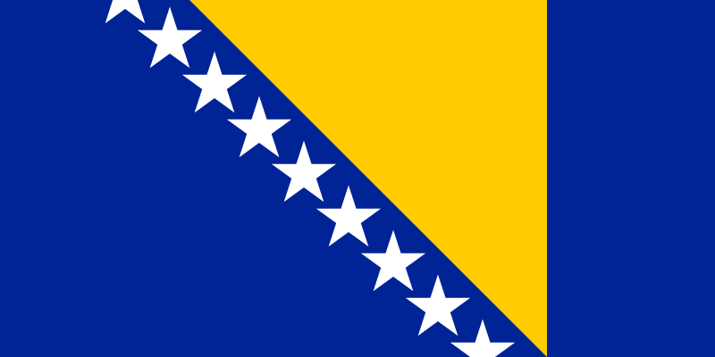 Bosnien und Herzegowina Flagge