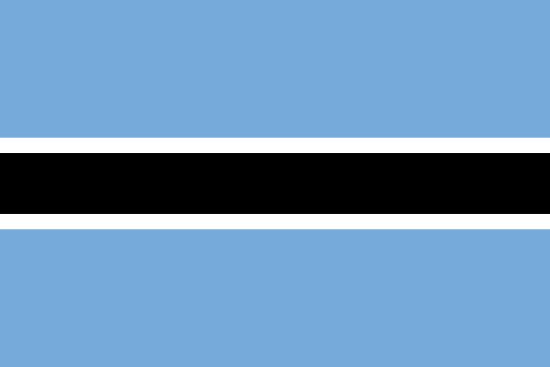Botswana Flagge