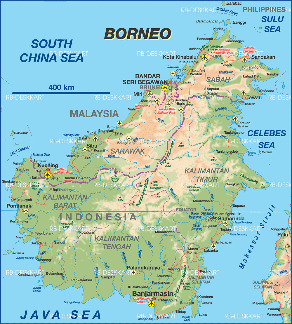 Brunei karte