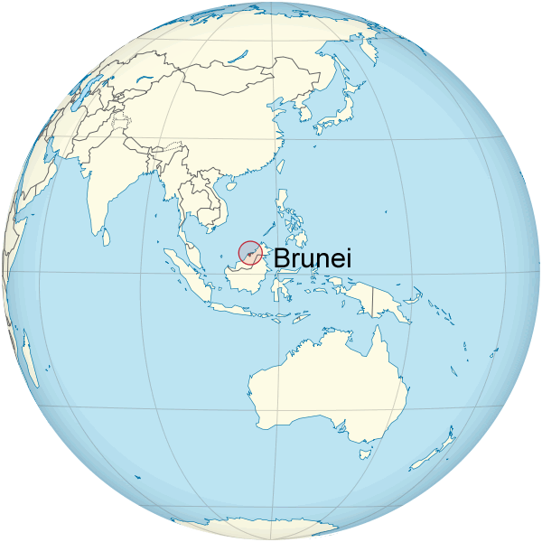 Wo ist Brunei in der Welt