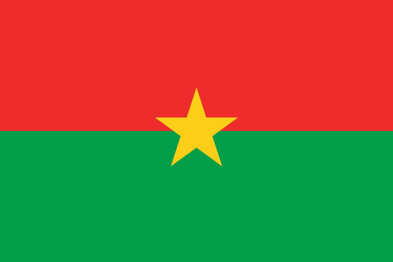 Burkina Faso Flagge