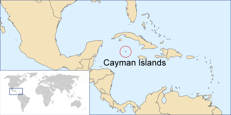 Wo ist Cayman Inseln in der Welt