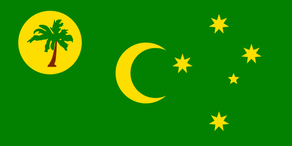 Cocos Inseln Flagge