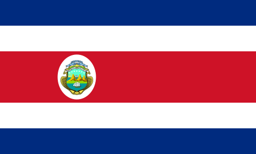 Costa Rica flagge