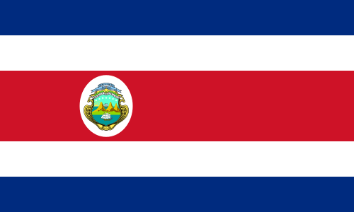 Costa Rica Flagge