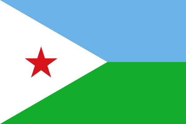 Dschibuti Flagge