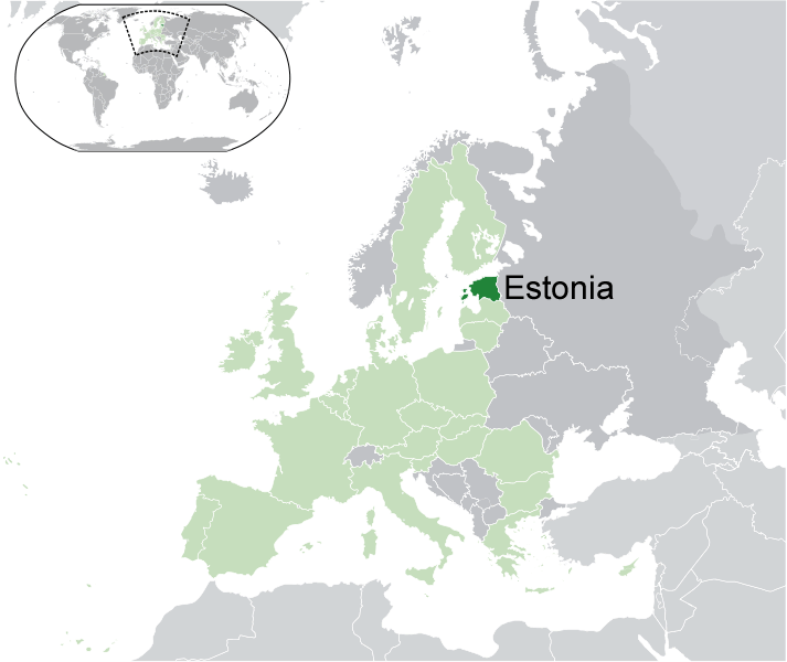 Wo ist Estland in der Welt