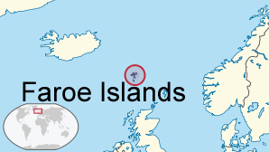 Wo ist Faroe Inseln in der Welt