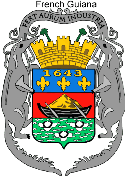 Französisch Guayana emblem