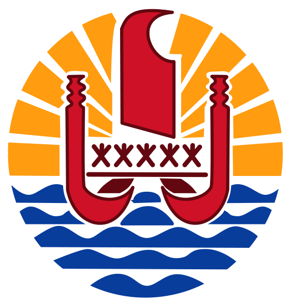Französisch Polynesien emblem