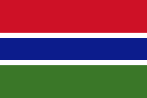 Gambia Flagge