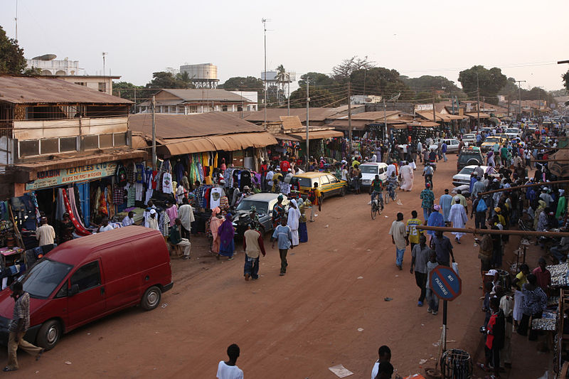 Serekunda markt Gambia