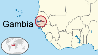 wo ist Gambia