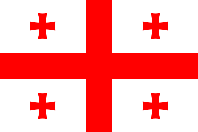 Georgien Flagge