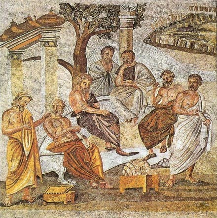 Plato's Akademie mosaik Griechenland