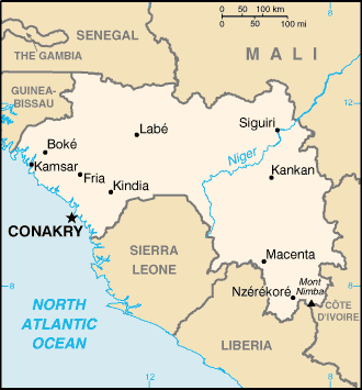 Guinea karte