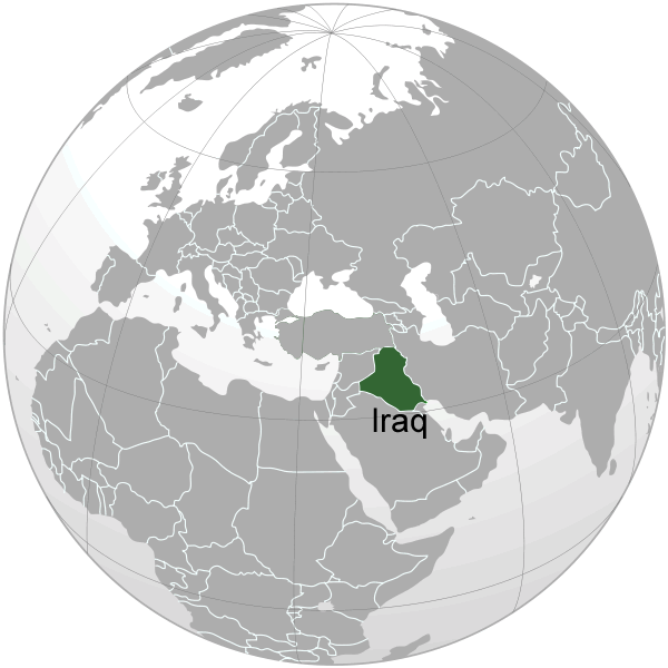wo ist irak