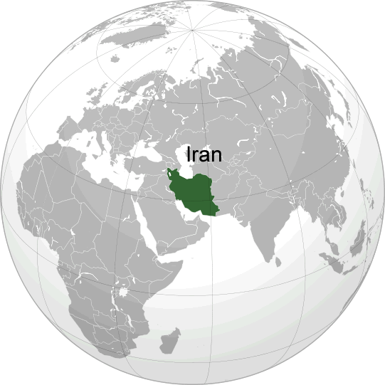 Wo ist Iran in der Welt