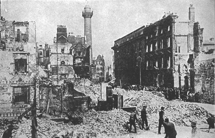 Dublin 1916 ostern steigend