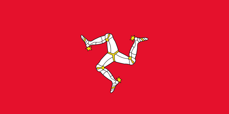 Isle of Man Flagge