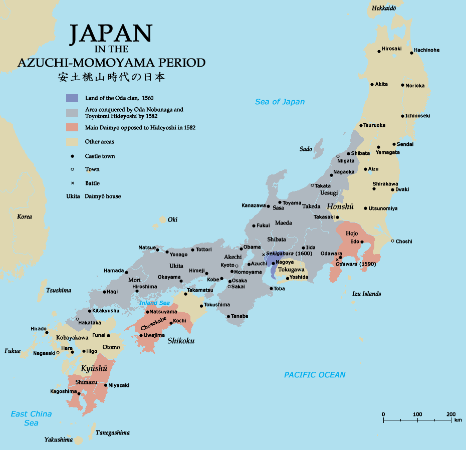 karte von japan