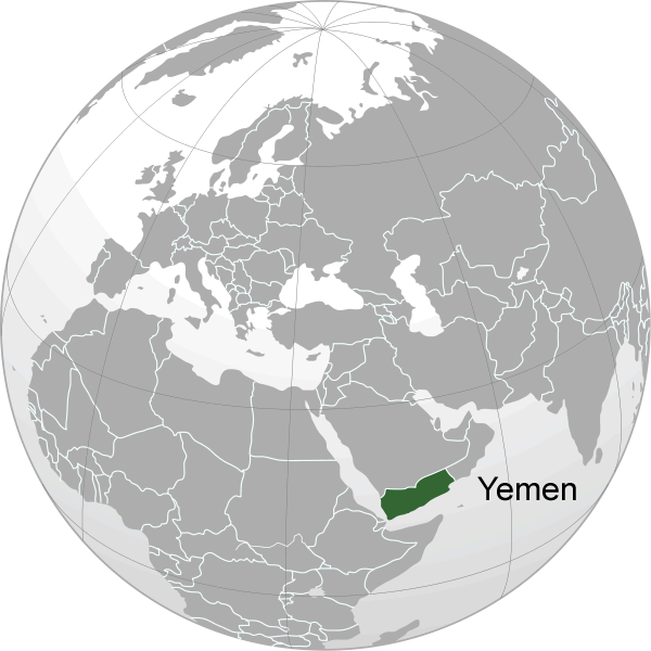 Wo ist Jemen in der Welt