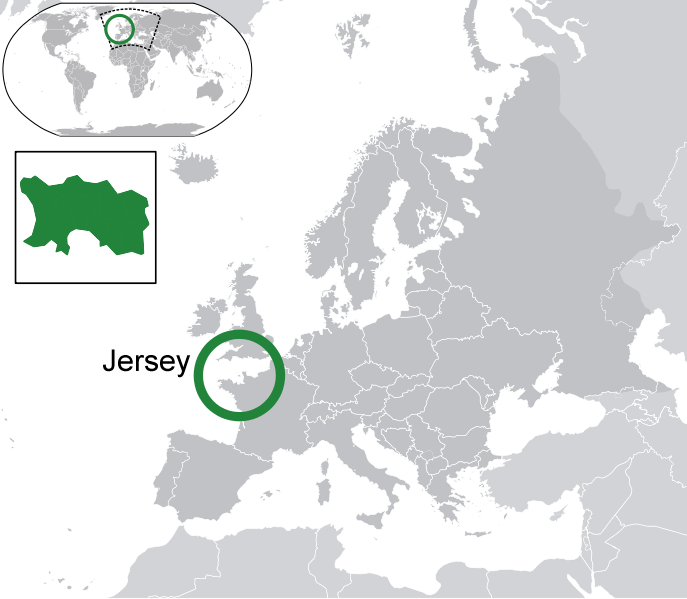 Wo ist Jersey in der Welt