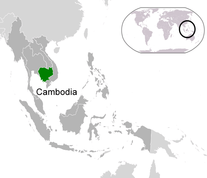 Wo ist Kambodscha in der Welt