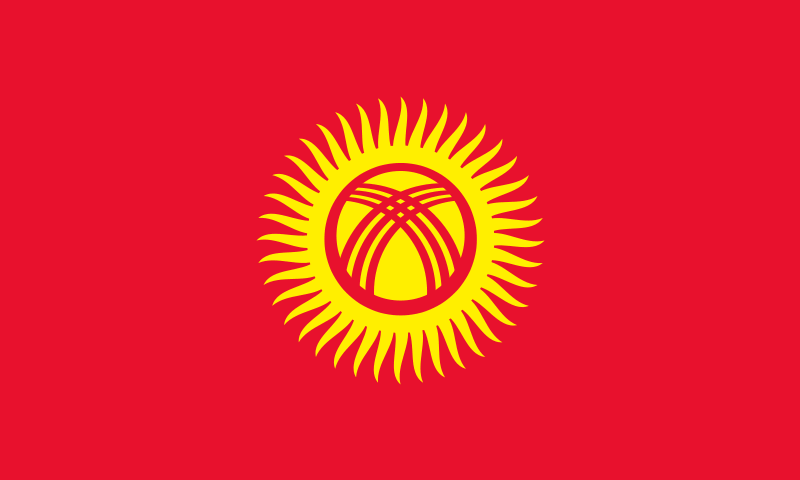 Kirgisistan Flagge