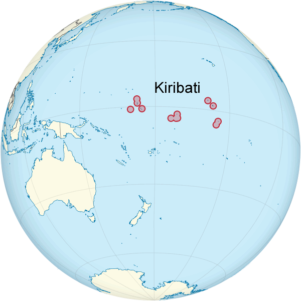 wo ist Kiribati