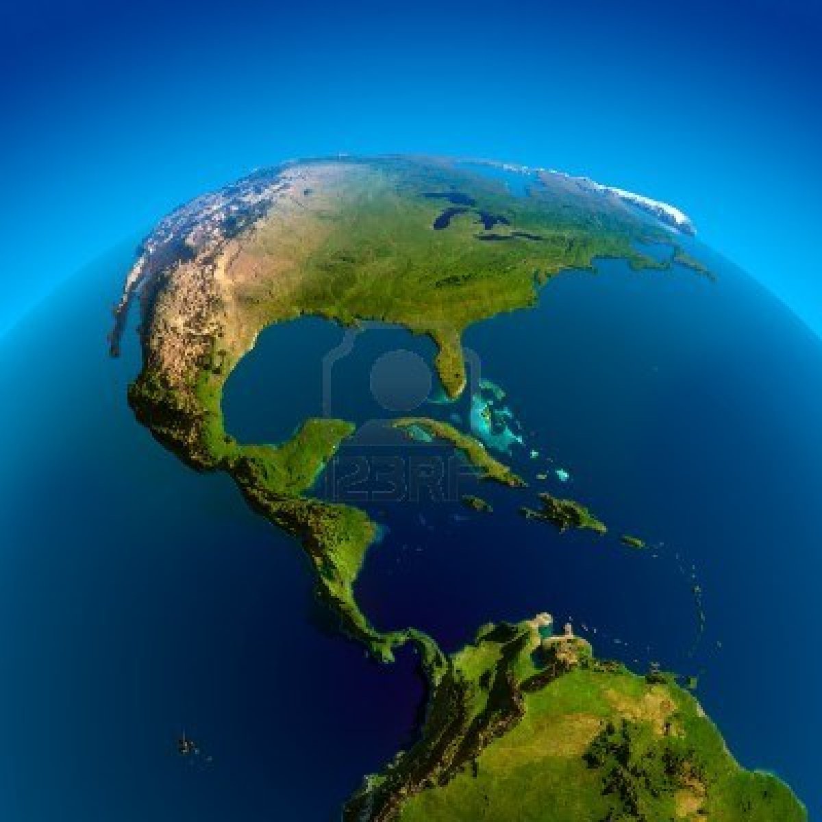 Kolumbien satellit bild