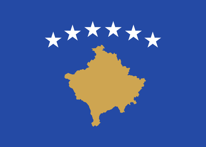 Kosovo Flagge