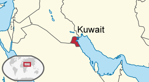 wo ist Kuwait