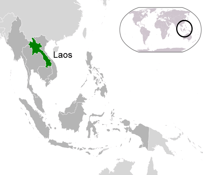 Wo ist Laos in der Welt