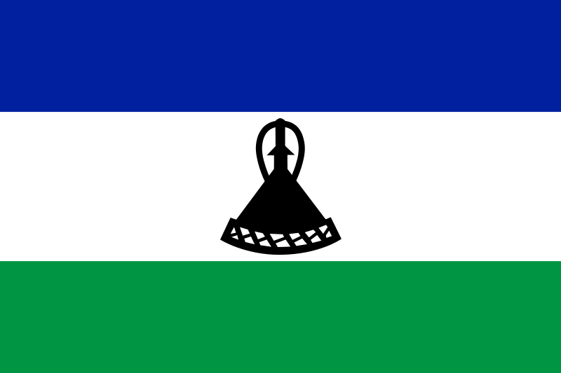 Lesotho flagge