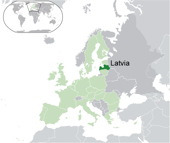 wo ist Lettland